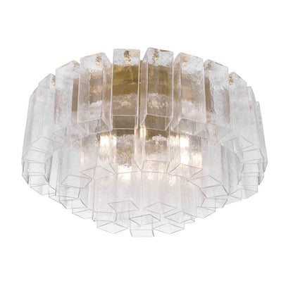Metropolitan Torvento 7 Light 28" Wide Flush Mount Waterfall Ceiling Fixture