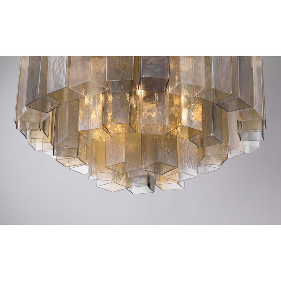 Metropolitan Torvento 7 Light 28" Wide Flush Mount Waterfall Ceiling Fixture