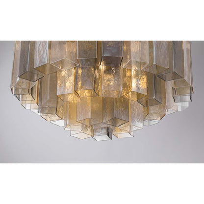 Metropolitan Torvento 7 Light 28" Wide Flush Mount Waterfall Ceiling Fixture