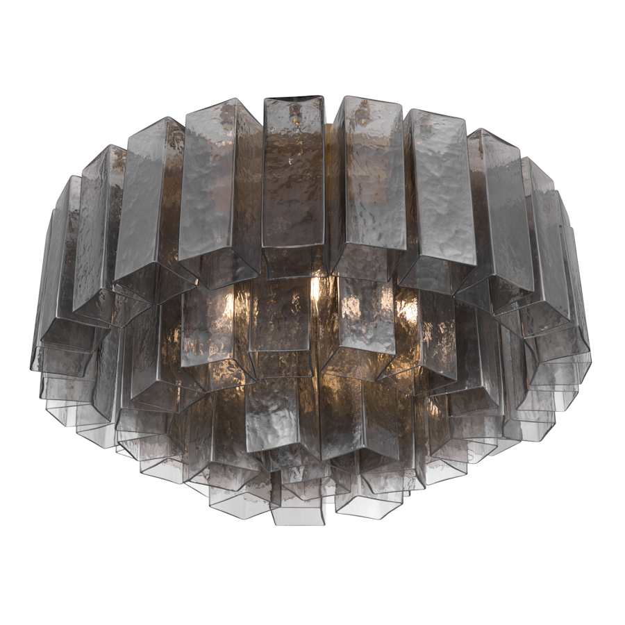 Metropolitan Torvento 7 Light 28" Wide Flush Mount Ceiling Fixture