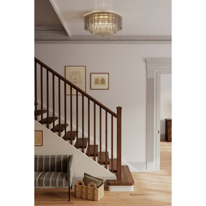 Metropolitan Torvento 7 Light 28" Wide Flush Mount Ceiling Fixture