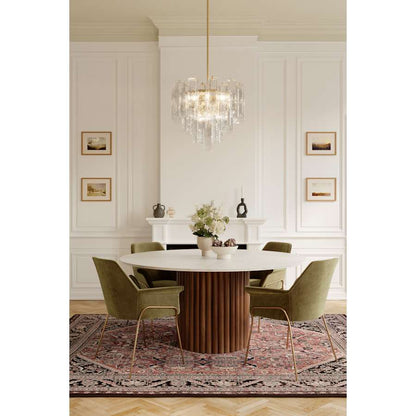 Metropolitan Torvento 9 Light 25" Wide Waterfall Chandelier