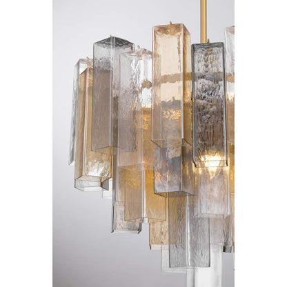 Metropolitan Torvento 9 Light 25" Wide Waterfall Chandelier