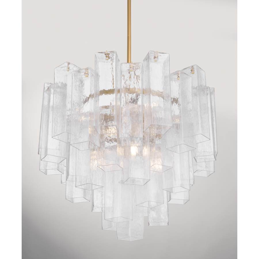 Metropolitan Torvento 9 Light 25" Wide Waterfall Chandelier