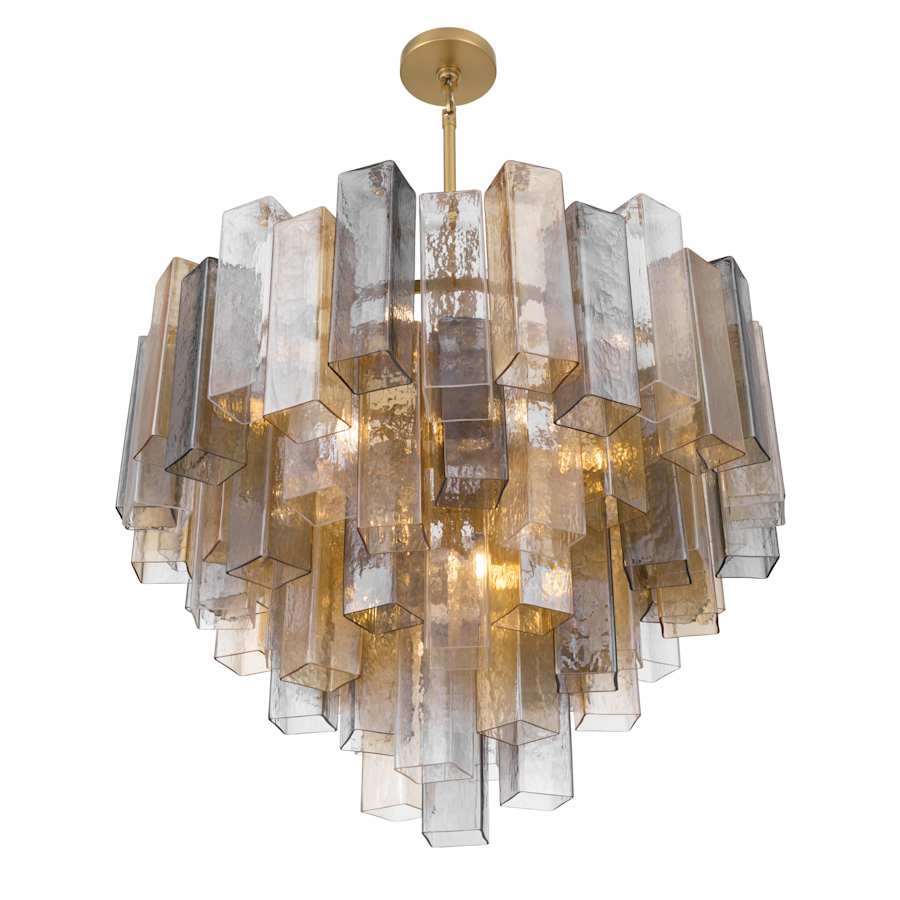 Metropolitan Torvento 15 Light 33" Wide Waterfall Chandelier