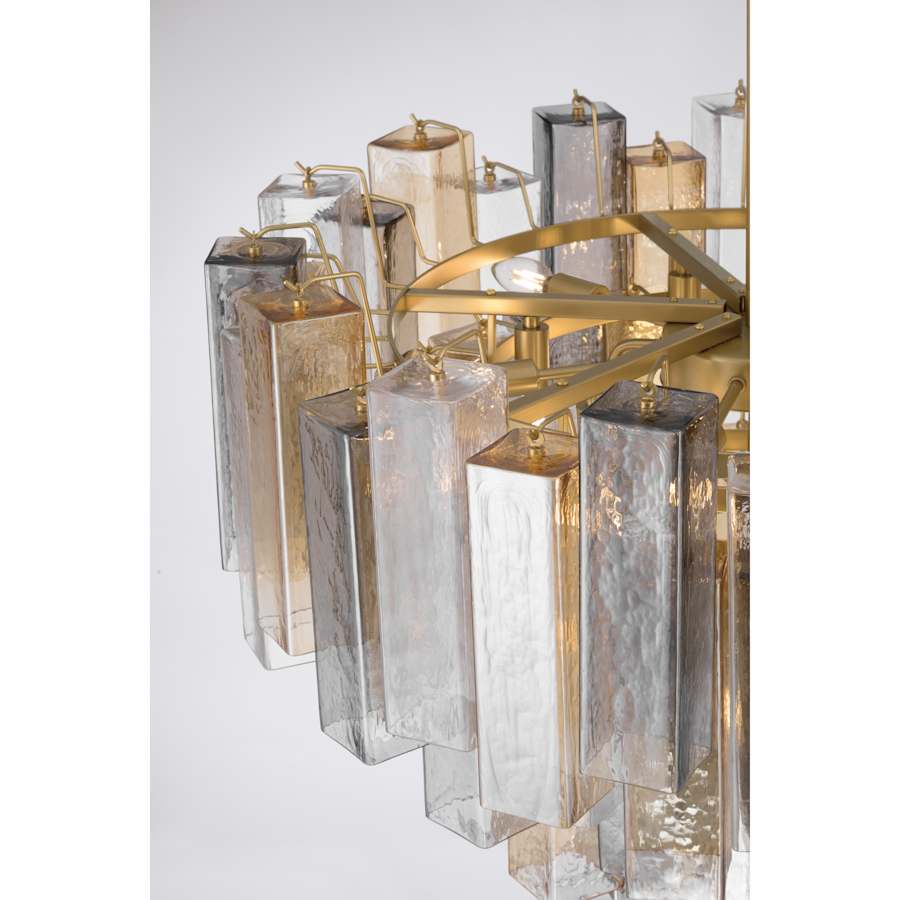 Metropolitan Torvento 15 Light 33" Wide Waterfall Chandelier