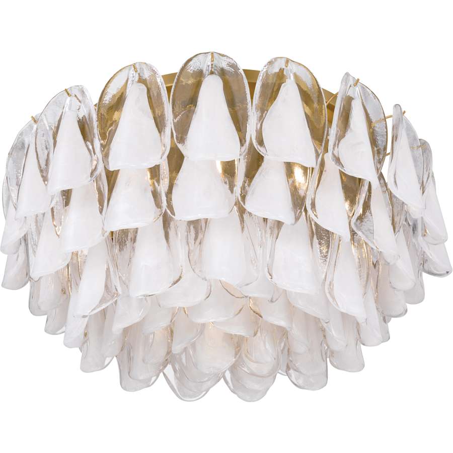 Metropolitan Verla Crest 11 Light 31" Wide Flush Mount Waterfall Ceiling Fixture