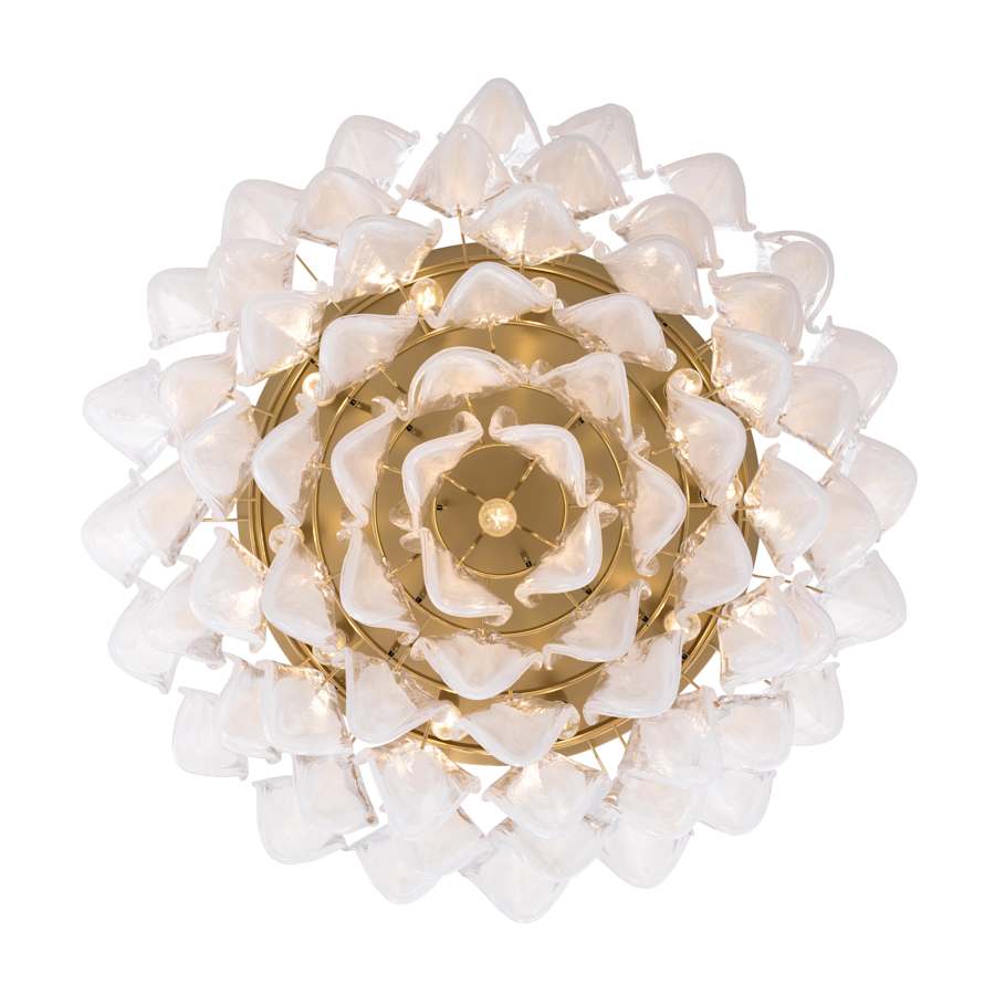 Metropolitan Verla Crest 11 Light 31" Wide Flush Mount Waterfall Ceiling Fixture