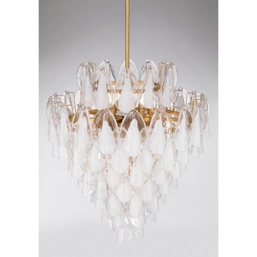 Metropolitan Verla Crest 21 Light 33" Wide Waterfall Chandelier