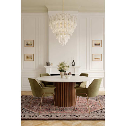 Metropolitan Verla Crest 21 Light 33" Wide Waterfall Chandelier