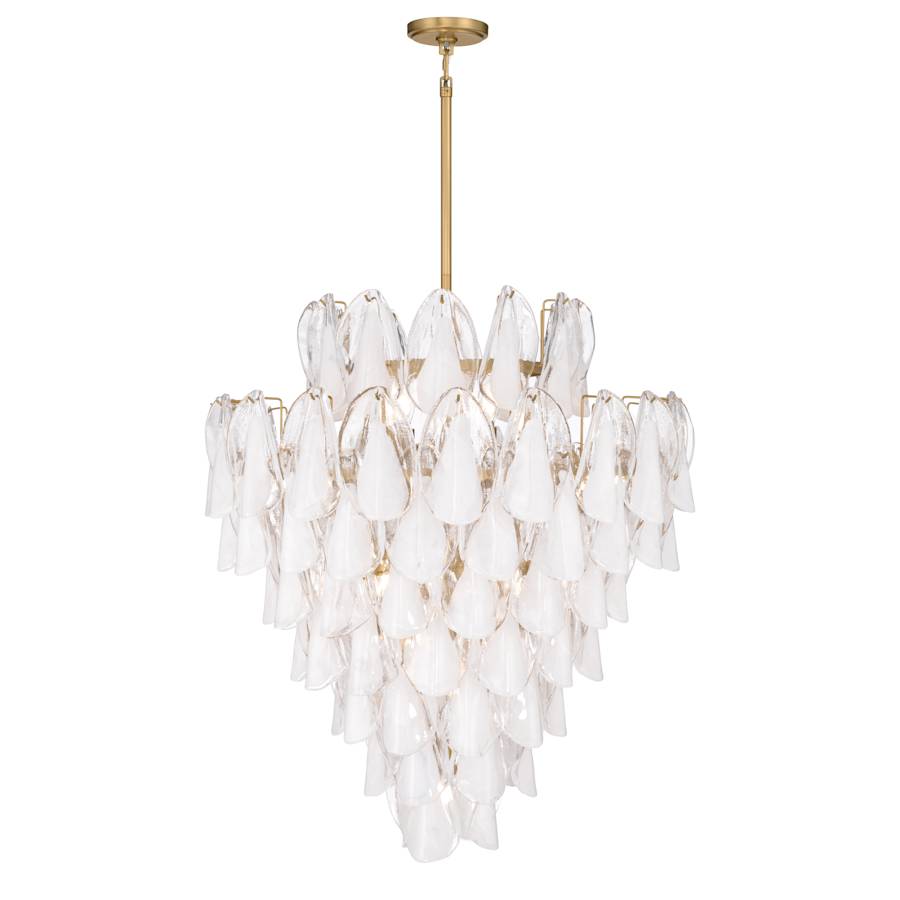 Metropolitan Verla Crest 21 Light 33" Wide Waterfall Chandelier