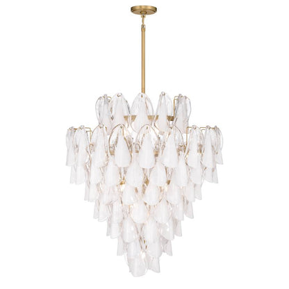 Metropolitan Verla Crest 21 Light 33" Wide Waterfall Chandelier