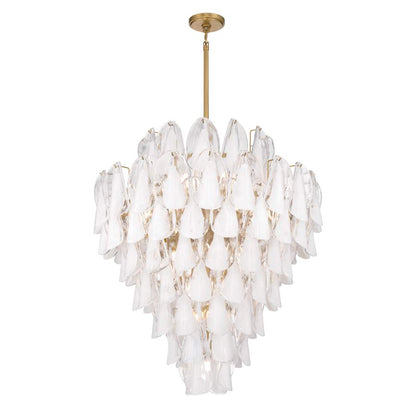 Metropolitan Verla Crest 21 Light 33" Wide Waterfall Chandelier