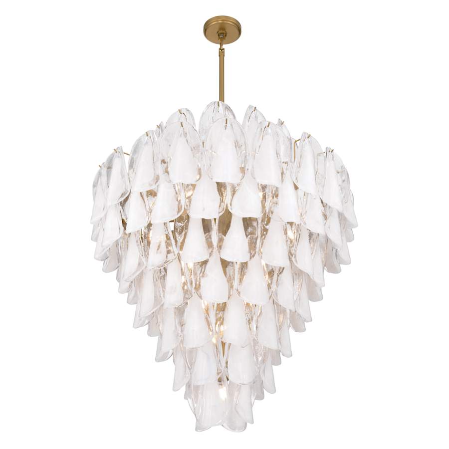 Metropolitan Verla Crest 21 Light 33" Wide Waterfall Chandelier