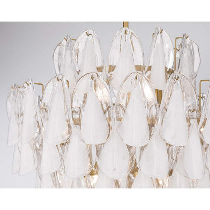 Metropolitan Verla Crest 21 Light 33" Wide Waterfall Chandelier