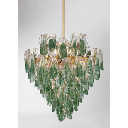 Metropolitan Verla Crest 21 Light 33" Wide Abstract Pendant