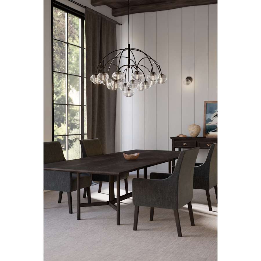 Metropolitan Lenora 19 Light 48" Wide Chandelier with Clear, Water Glass Shades