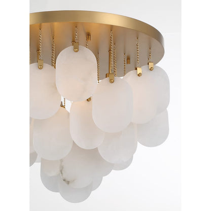 Metropolitan Velisse 5 Light 24" Wide Semi-Flush Waterfall Ceiling Fixture