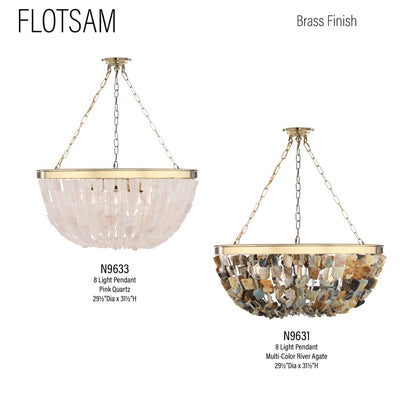 Metropolitan Flotsam 8 Light 30" Wide Pendant