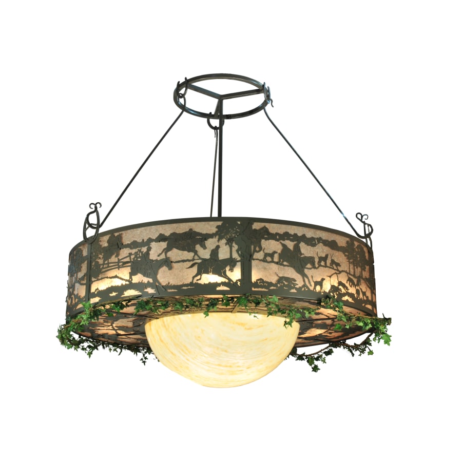 Meyda Tiffany 72" W Fox Run Inverted Pendant