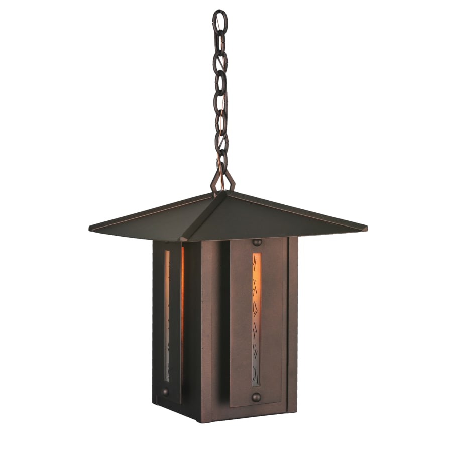 Meyda Tiffany 14" Square Moss Creek Creekside Lantern Pendant