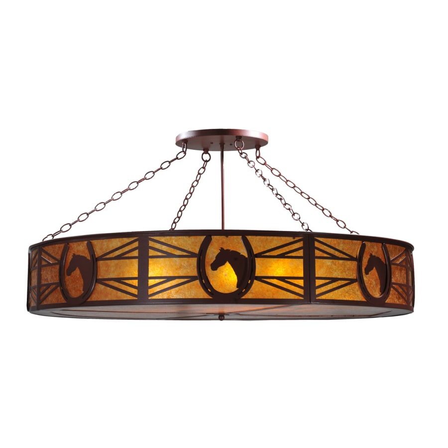 Meyda Tiffany 48" W Horseshoe Semi-Flushmount Ceiling Fixture