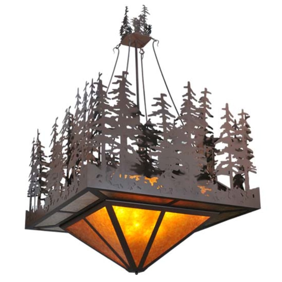 Meyda Tiffany Pine Lake 12 Light 87" Wide Chandelier