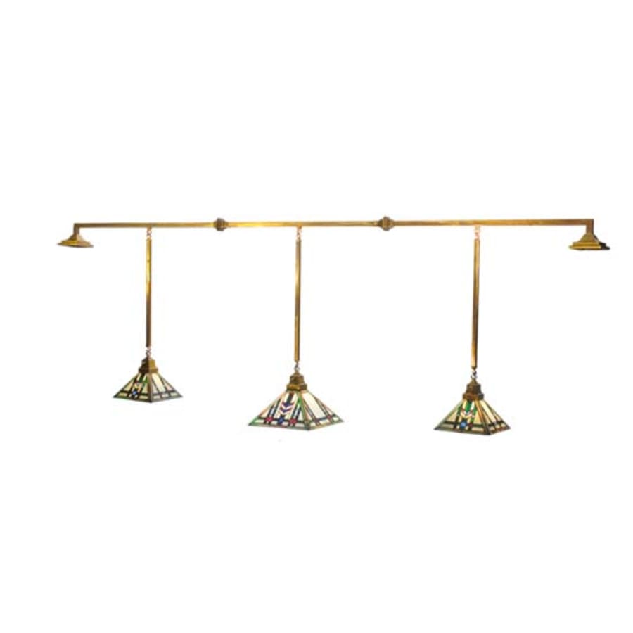 Meyda Tiffany Prairie Wheat 3 Light 120" Wide Linear Pendant