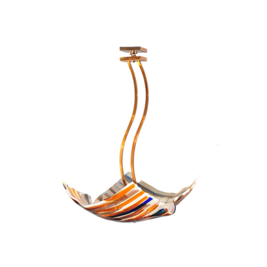 Meyda Tiffany Metro Fusion 3 Light 28" Wide Pendant