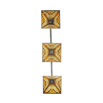 Meyda Tiffany Mission 3 Light 63" Wide Linear Pendant