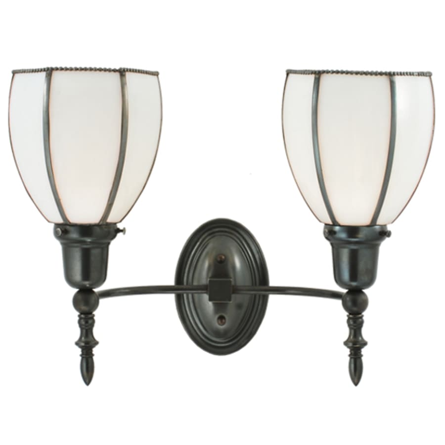 Meyda Tiffany Borough Hall 2 Light 13" Tall Wall Sconce