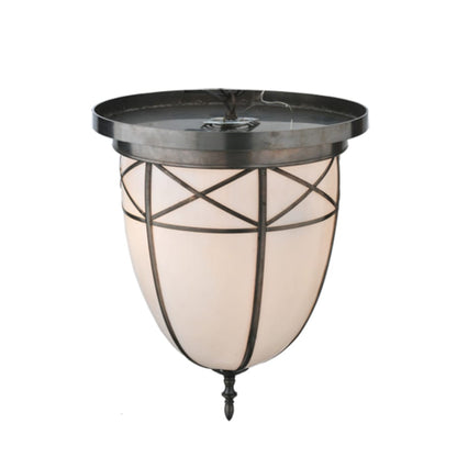Meyda Tiffany Borough Hall 2 Light 16" Wide Semi-Flush Ceiling Fixture