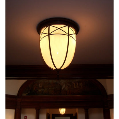 Meyda Tiffany Borough Hall 2 Light 16" Wide Semi-Flush Ceiling Fixture