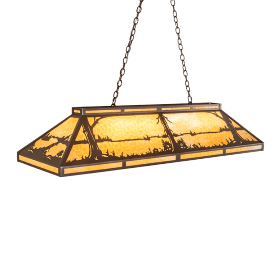 Meyda Tiffany Quiet Pond 9 Light 61" Wide Linear Pendant