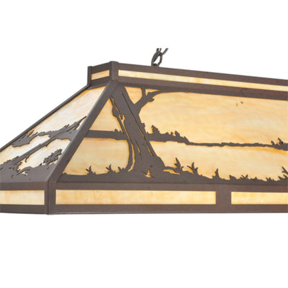 Meyda Tiffany Quiet Pond 9 Light 61" Wide Linear Pendant