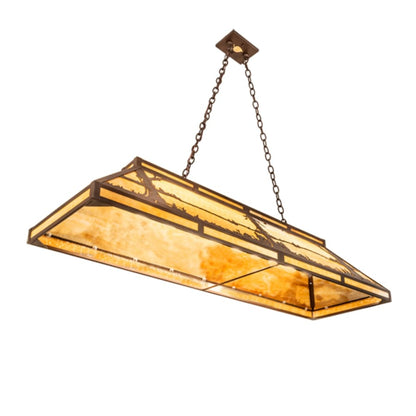 Meyda Tiffany Quiet Pond 9 Light 61" Wide Linear Pendant