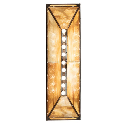 Meyda Tiffany Quiet Pond 9 Light 61" Wide Linear Pendant