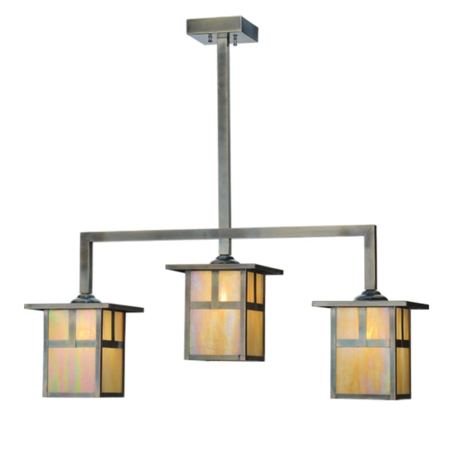 Meyda Tiffany Mission 3 Light 38" Wide Linear Pendant