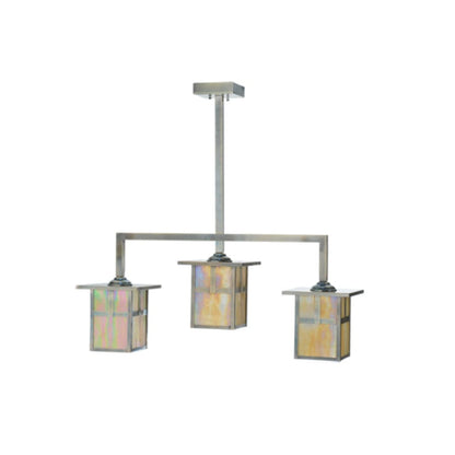 Meyda Tiffany Mission 3 Light 38" Wide Linear Pendant