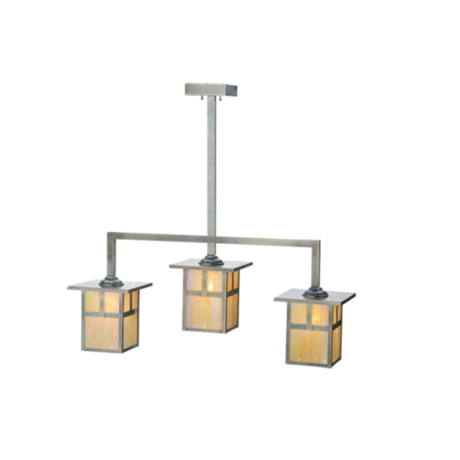 Meyda Tiffany Mission 3 Light 38" Wide Linear Pendant