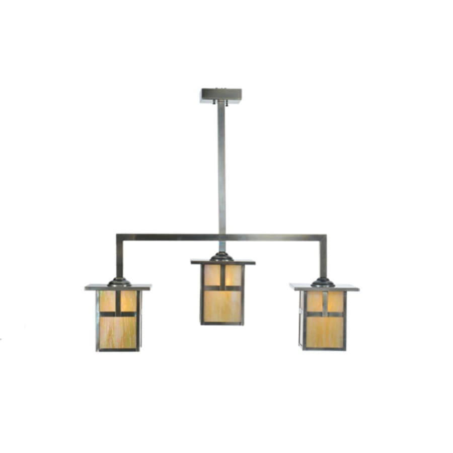 Meyda Tiffany Mission 3 Light 38" Wide Linear Pendant