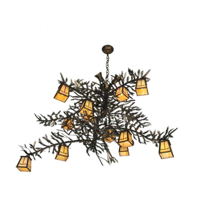 Meyda Tiffany Pine Branch Valley View 15 Light 52" Wide Chandelier