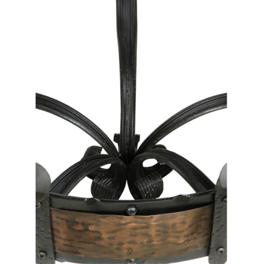 Meyda Tiffany Costello 20 Light 48" Wide Taper Candle Style Chandelier - Wrought Iron Finish