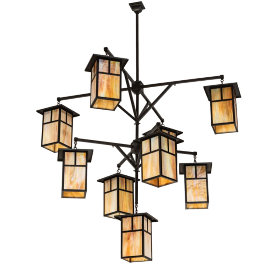 Meyda Tiffany Hyde Park T Mission 9 Light 64" Wide Chandelier