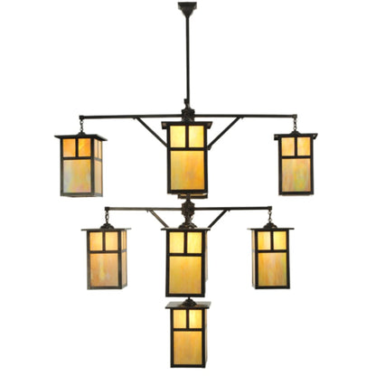 Meyda Tiffany Hyde Park T Mission 9 Light 64" Wide Chandelier