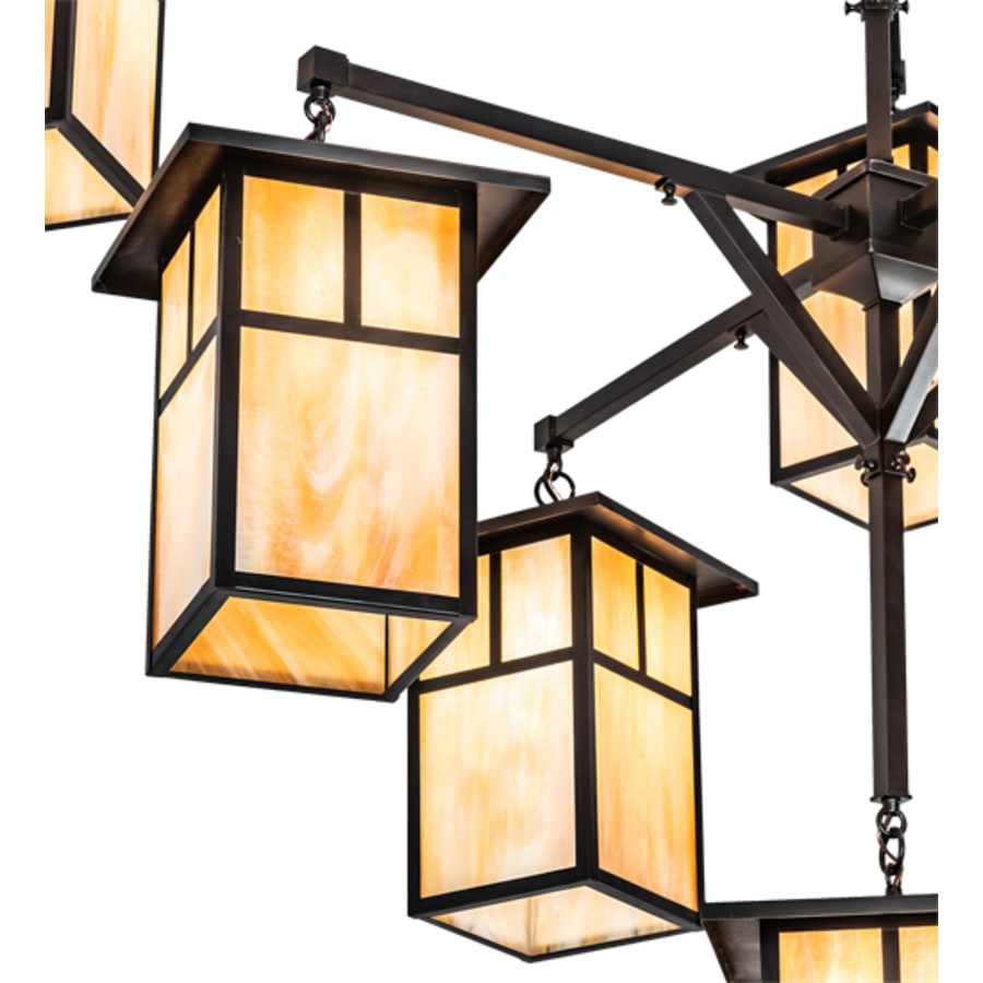 Meyda Tiffany Hyde Park T Mission 9 Light 64" Wide Chandelier