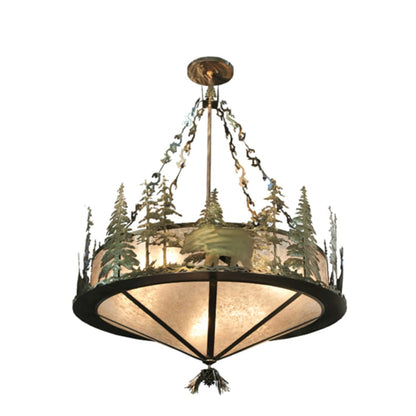 Meyda Tiffany Wildlife 10 Light 62" Wide Pendant