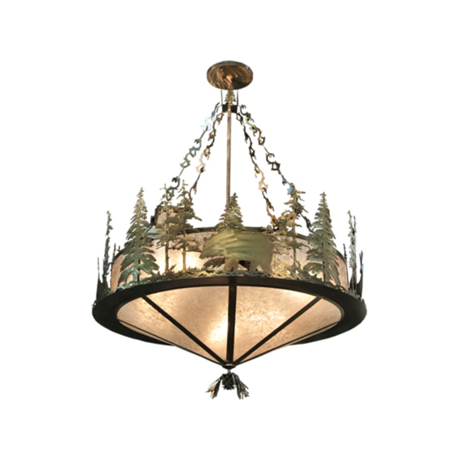 Meyda Tiffany Wildlife 10 Light 62" Wide Pendant