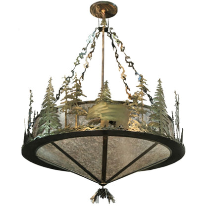 Meyda Tiffany Wildlife 10 Light 62" Wide Pendant