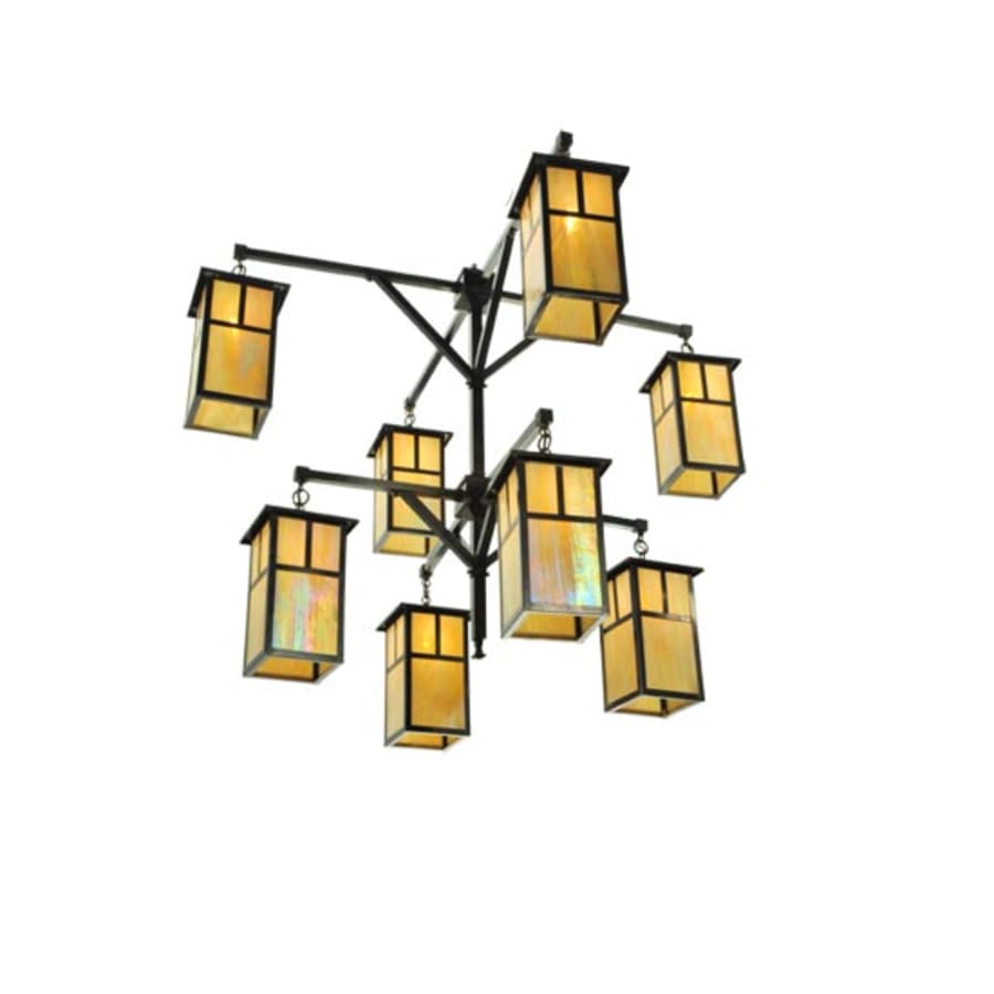 Meyda Tiffany Hyde Park T Mission 8 Light 52" Wide Chandelier